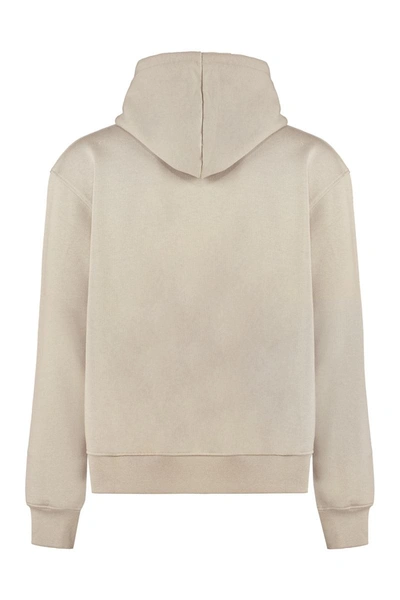 Shop Jacquemus Brodé Cotton Hoodie In Brown