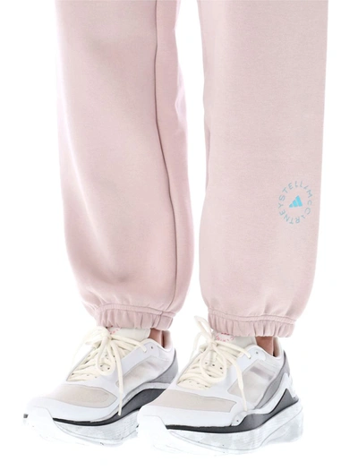 Shop Adidas By Stella Mccartney Logo Sweatpants In New Pink