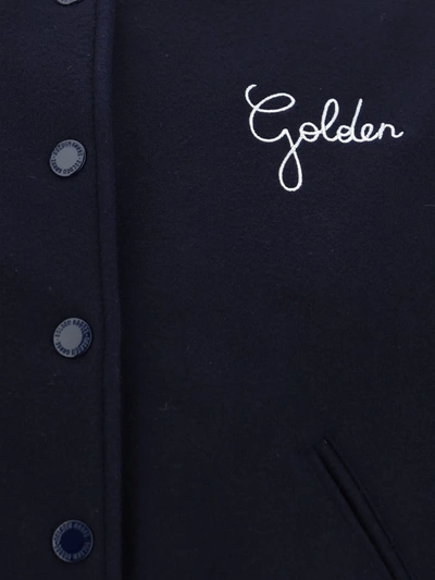 Shop Golden Goose Jackets In Dark Blue