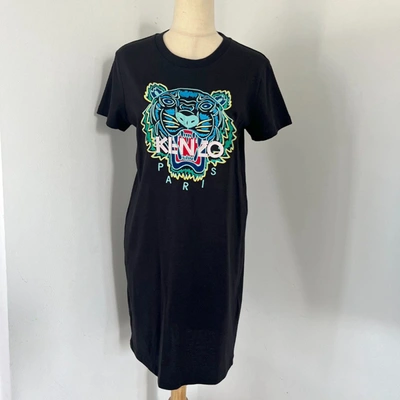 Pre-owned Kenzo Black Shirt Dress