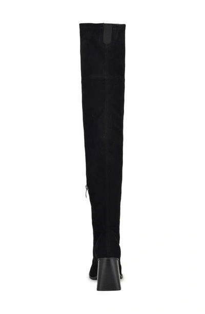 Nine West Begone Over The Knee Boot In Black