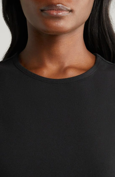 Halogen Racerback Tank In Rich Black