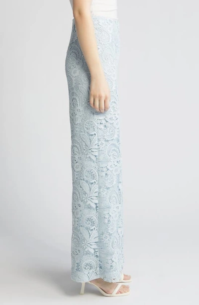 Kobi Halperin Kat Lace Wide Leg Pants In Ice