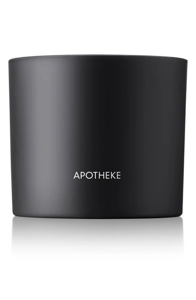 Shop Apotheke Charcoal Rouge Three-wick Scented Candle In Black