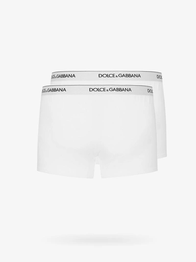 Shop Dolce & Gabbana Man Slip Man White Underwear