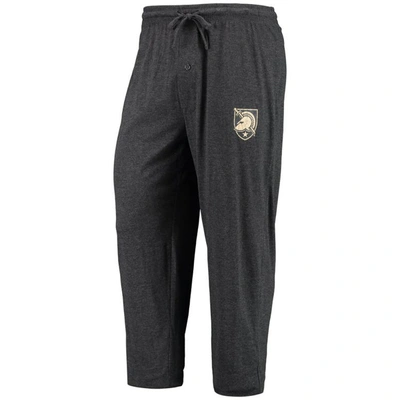 Shop Concepts Sport Black/heathered Charcoal Army Black Knights Meter Long Sleeve T-shirt & Pants Sleep S