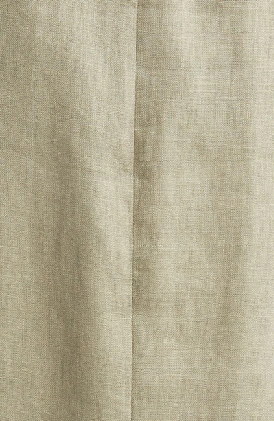Shop Wax London Fintry Linen Blazer In Pale Khaki