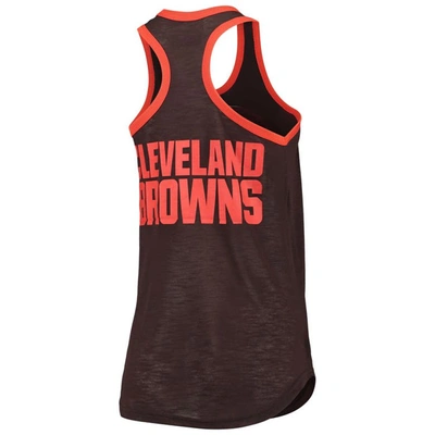 Shop G-iii 4her By Carl Banks Brown Cleveland Browns Tater Tank Top