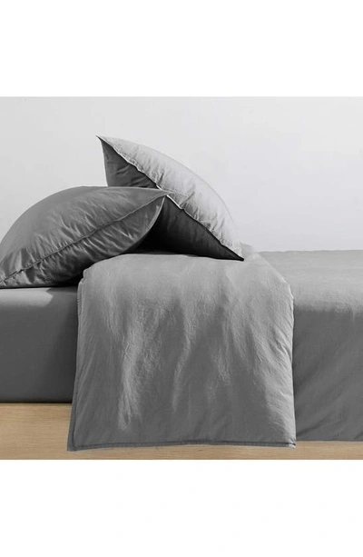 Calvin Klein Washed Percale Comforter & Shams Set In Grey