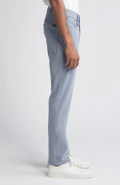 Shop 7 For All Mankind Slimmy Luxe Performance Plus Slim Fit Pants In Dusty Blue