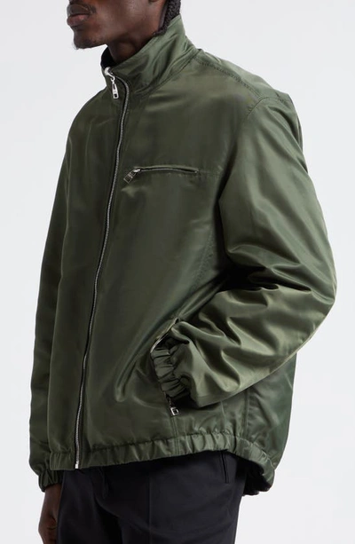 Alexander Mcqueen Graffiti Reversible Jacket In Green