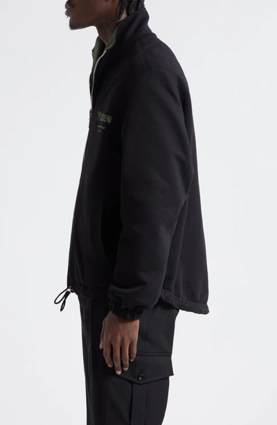 Alexander Mcqueen Graffiti Reversible Jacket In Green