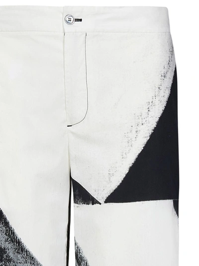 Shop Alexander Mcqueen Drawstring Cotton Shorts In Black
