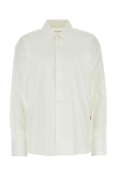Shop Alexander Wang T T By Alexander Wang Shirts In White