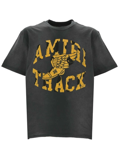 Shop Amiri T-shirts And Polos In Faded Black