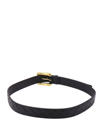 Shop Bottega Veneta Belts In Black