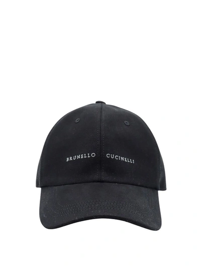 Shop Brunello Cucinelli Caps In Black