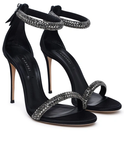 Shop Casadei Sandals In Black