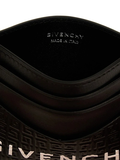 Shop Givenchy '4g' Card Holder In Black