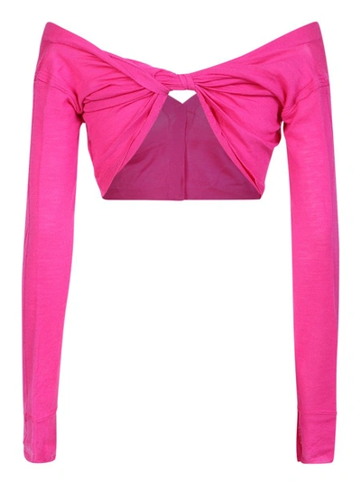 Shop Jacquemus Cardigans In Pink