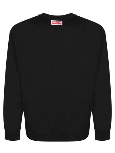 Shop Kenzo Black Multicolour Cotton Sweatshirt