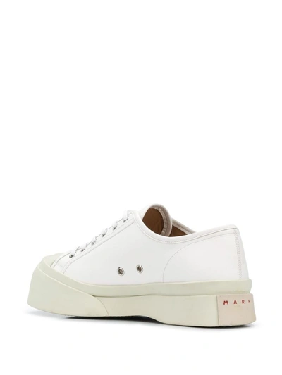 Shop Marni "pablo" Sneaker In Lily White
