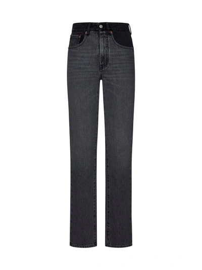 Shop Mm6 Maison Margiela Jeans In Grey Black