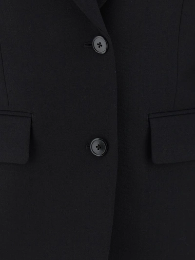 Shop Prada Jackets And Vests In Black