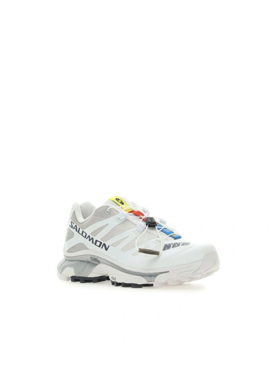 Shop Salomon Sneakers In White/ebony/lunar Rock