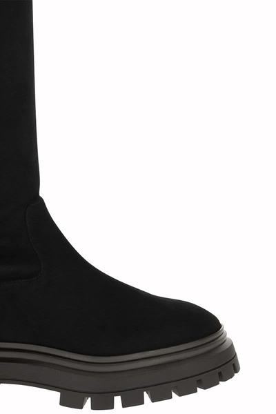 Shop Stuart Weitzman High Boots In Black