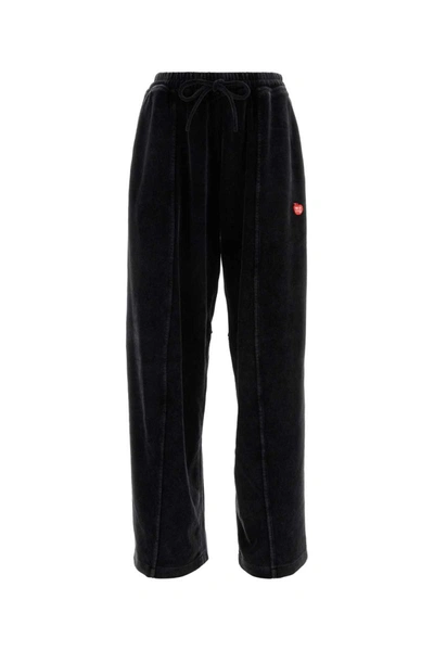 Shop Alexander Wang T T By Alexander Wang Jogging Pants In Black