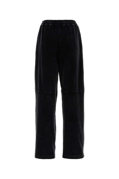 Shop Alexander Wang T T By Alexander Wang Jogging Pants In Black