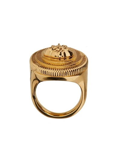 Shop Versace Bijoux In Golden