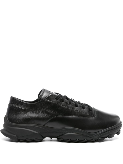Shop Y-3 Adidas Black Leather Sneakers