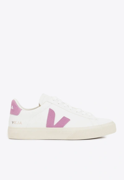 Shop Veja Campo Low-top Sneakers In White