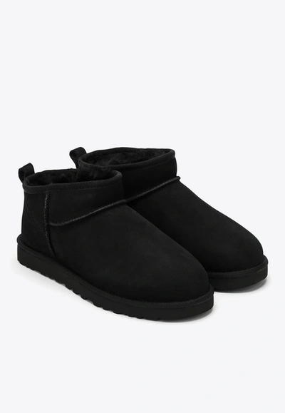 Ugg Australia Classic Ultra Mini Boots In Black