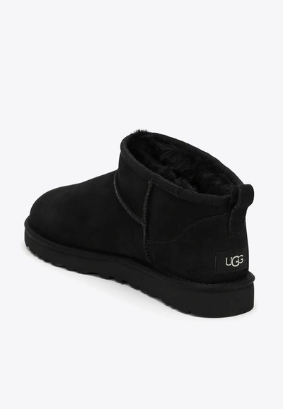 Ugg Australia Classic Ultra Mini Boots In Black