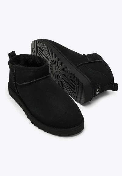 Ugg Australia Classic Ultra Mini Boots In Black