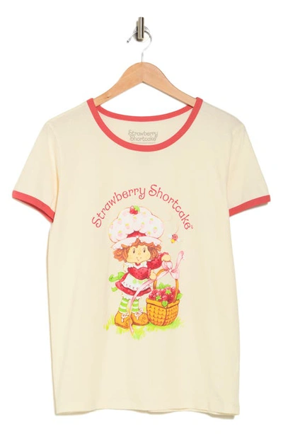 Shop Hi Res Strawberry Shortcake Short Sleeve Ringer Tee In Washed Solitary Star/cranberry
