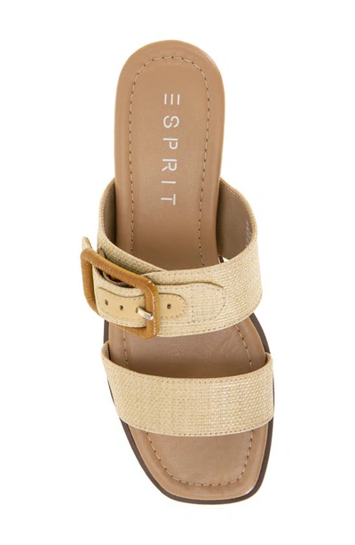 Shop Esprit Willette Wedge Slide Sandal In Natural