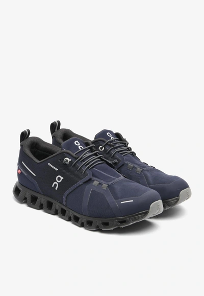 On Running Cloud 5 Waterproof Reflective Trainers In Midnight