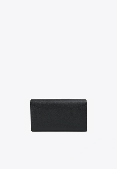 Pre-owned Hermes Constance To Go Wallet In Black Epsom With Gold Hardware
