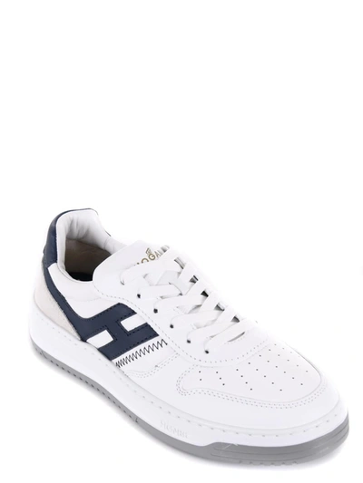Shop Hogan "h630" Sneakers In White
