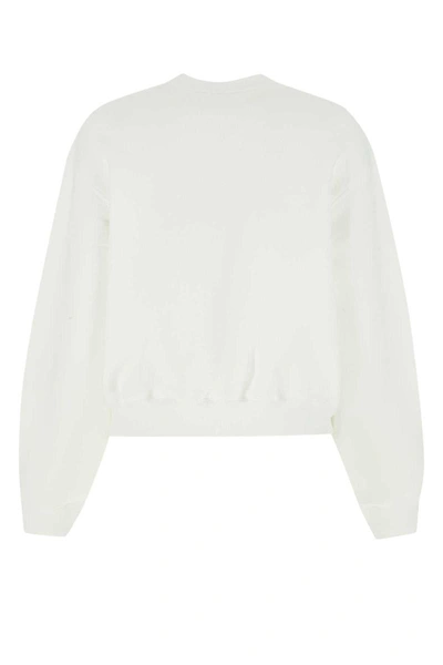 Shop Alexander Wang T By  Sweatshirts In White