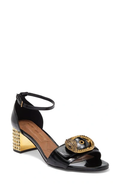 Shop Kurt Geiger Mayfair Ankle Strap Sandal In Black