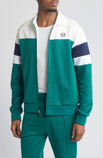 Shop Sergio Tacchini Tomme Track Jacket In Evergreen