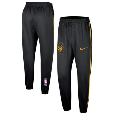 Shop Nike Black Golden State Warriors 2023/24 City Edition Authentic Showtime Performance Pants