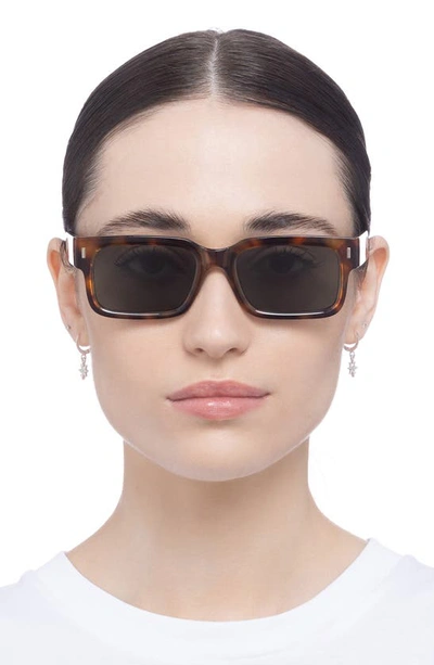Aire Castor 51mm D-frame Sunglasses In Tort