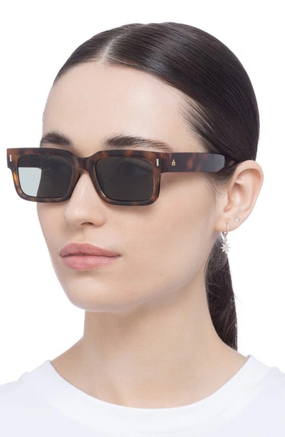 Aire Castor 51mm D-frame Sunglasses In Tort