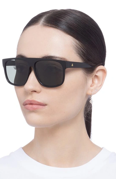 Shop Aire Eris 58mm D-frame Sunglasses In Black